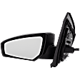 Driver Side Mirror, Non-Electric, Manual Lever Control, Base Model, Paintable
