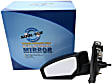 Driver Side Mirror, Non-Electric, Manual Lever Control, Base Model, Paintable