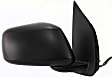 Passenger Side Mirror, Power, Manual Folding, Non-Heated, Textured Black, No Signal Light, No Memory, No Puddle Light, No Auto-Dimming, No Blind Spot Feature