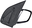 Passenger Side Mirror, Manual Adjust, Manual Folding, Non-Heated, Textured Black, No Signal Light, No Memory, No Puddle Light, No Auto-Dimming, No Blind Spot Feature