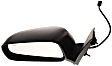 Crew Cab Pickup Driver Side Mirror, Power Adjust, Heated, Manual Folding, Paintable, No Signal Light, No Memory, No Puddle Light, No Auto-Dimming, No Blind Spot Feature