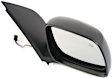 Crew Cab Pickup Passenger Side Mirror, Power Adjust, Heated, Manual Folding, Paintable, No Signal Light, No Memory, No Puddle Light, No Auto-Dimming