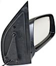 Crew Cab Pickup Passenger Side Mirror, Power Adjust, Heated, Manual Folding, Paintable, No Signal Light, No Memory, No Puddle Light, No Auto-Dimming