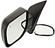 Driver Side Mirror, Power Adjust, Heated, Manual Folding, Textured Black, No Signal Light, No Memory, No Puddle Light, No Auto-Dimming, No Blind Spot Feature