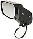 Driver Side Mirror, Power Adjust, Heated, Manual Folding, Textured Black, No Signal Light, No Memory, No Puddle Light, No Auto-Dimming, No Blind Spot Feature