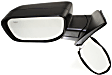 Driver Side Mirror, Power Adjust, Heated, Manual Folding, Textured Black, No Signal Light, No Memory, No Puddle Light, No Auto-Dimming, No Blind Spot Feature