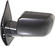 Driver Side Mirror, Power Adjust, Heated, Manual Folding, Textured Black, No Signal Light, No Memory, No Puddle Light, No Auto-Dimming, No Blind Spot Feature