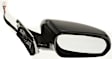 Passenger Side Mirror, Power Adjust, Manual Folding, Heated, Paintable, No Signal Light, With memory, No Puddle Light, No Auto-Dimming, No Blind Spot Feature