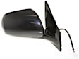 Passenger Side Mirror, Power Adjust, Manual Folding, Heated, Paintable, No Signal Light, With memory, No Puddle Light, No Auto-Dimming, No Blind Spot Feature