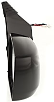 Passenger Side Mirror, Power Adjust, Heated, Manual Folding, Paintable, No Signal Light, With Memory, With Puddle Light, No Auto-Dim, No Blind Spot Feature