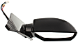 Passenger Side Mirror, Power Adjust, Heated, Manual Folding, Paintable, No Signal Light, With Memory, With Puddle Light, No Auto-Dim, No Blind Spot Feature