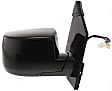 Passenger Side Mirror, Power Adjust, Heated, Manual Folding, Paintable, No Signal Light, With Memory, With Puddle Light, No Auto-Dim, No Blind Spot Feature