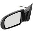 Driver Side Mirror, Power, Manual Folding, Non-Heated, Paintable, No Signal Light, Memory, Puddle Light, Auto-Dim, and Blind Spot, S Model, Without Limited Edition/Premium Packages