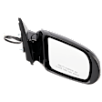 Passenger Side Mirror, Power, Manual Folding, Non-Heated, Paintable, No Signal Light, Memory, Puddle Light, Auto-Dim, and Blind Spot, S Model, Without Limited Edition/Premium Packages