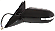 Driver Side Mirror, Power, Non-Folding, Non-Heated, Paintable, In-housing Signal Light, With memory, No Puddle Light, No Auto-Dimming, No Blind Spot Feature