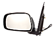 Extended Cab Pickup Driver Side Mirror, Power Adjust, Non-Heated, Manual Folding, Chrome, No Signal Light, No Memory, No Puddle Light, No Auto-Dimming, No Blind Spot Feature