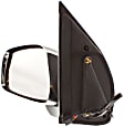 Extended Cab Pickup Driver Side Mirror, Power Adjust, Non-Heated, Manual Folding, Chrome, No Signal Light, No Memory, No Puddle Light, No Auto-Dimming, No Blind Spot Feature