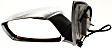Extended Cab Pickup Driver Side Mirror, Power Adjust, Non-Heated, Manual Folding, Chrome, No Signal Light, No Memory, No Puddle Light, No Auto-Dimming, No Blind Spot Feature