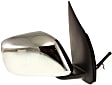 Extended Cab Pickup Passenger Side Mirror, Power Adjust, Non-Heated, Manual Folding, Chrome, No Signal Light, No Memory, No Puddle Light, No Auto-Dimming, No Blind Spot Feature