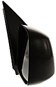 Passenger Side Mirror, Power Adjust, Manual Folding, Non-Heated, Paintable, No Signal Light, No Memory, No Puddle Light, No Auto-Dimming, No Blind Spot Feature