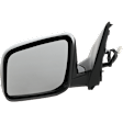 Driver Side Mirror, Power Adjust, Heated, Manual Folding, Textured Black, No Signal Light, No Memory, No Puddle Light, No Auto-Dimming, No Blind Spot Feature