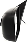 Driver Side Mirror, Power Adjust, Heated, Manual Folding, Textured Black, No Signal Light, No Memory, No Puddle Light, No Auto-Dimming, No Blind Spot Feature