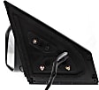 Driver Side Mirror, Power Adjust, Heated, Manual Folding, Textured Black, No Signal Light, No Memory, No Puddle Light, No Auto-Dimming, No Blind Spot Feature
