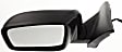 Driver Side Mirror, Power Adjust, Heated, Manual Folding, Textured Black, No Signal Light, No Memory, No Puddle Light, No Auto-Dimming, No Blind Spot Feature