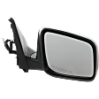Passenger Side Mirror, Power Adjust, Heated, Manual Folding, Textured Black, No Signal Light, No Memory, No Puddle Light, No Auto-Dimming, No Blind Spot Feature