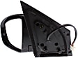 Driver Side Mirror, Power, Manual Folding, Heated, Paintable, No Signal Light, With memory, No Puddle Light, No Auto-Dimming, No Blind Spot Feature