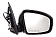 Passenger Side Mirror, Power, Manual Folding, Heated, Paintable, No Signal Light, With memory, No Puddle Light, No Auto-Dimming, No Blind Spot Feature