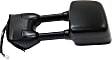2011 Nissan Titan S - Driver Side Towing Mirror,  For Models With  Package, Power Adjust, Heated, Textured Black, Manual Folding, No Signal Light, With Blind Spot Glass, No Memory, No Puddle Light, No Auto-Dimming, Crew Cab Pickup