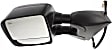 Driver Side Towing Mirror, Power Adjust, Manual Folding, Heated, Textured Black, No Signal Light, With memory, No Puddle Light, No Auto-Dimming, With Blind Spot Glass, PRO-4X Model