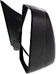 Passenger Side Towing Mirror, Power Adjust, Manual Folding, Heated, Textured Black, No Signal Light, With memory, No Puddle Light, No Auto-Dimming, With Blind Spot Glass, PRO-4X Model