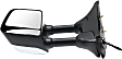 Driver Side Towing Mirror, For Models With Towing Package, Power, Heated, Chrome, Manual Folding, No Signal Light, With Blind Spot Glass, With Memory, No Puddle Light, No Auto-Dimming