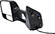Driver Side Towing Mirror, For Models With Towing Package, Power, Heated, Chrome, Manual Folding, No Signal Light, With Blind Spot Glass, With Memory, No Puddle Light, No Auto-Dimming