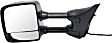 Driver Side Towing Mirror, For Models With Towing Package, Power, Heated, Chrome, Manual Folding, No Signal Light, With Blind Spot Glass, With Memory, No Puddle Light, No Auto-Dimming