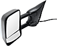 Driver Side Towing Mirror, For Models With Towing Package, Power, Heated, Chrome, Manual Folding, No Signal Light, With Blind Spot Glass, With Memory, No Puddle Light, No Auto-Dimming