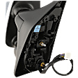Passenger Side Towing Mirror, For Models With Towing Package, Power, Heated, Chrome, Manual Folding, No Signal Light, With Blind Spot Glass, With Memory, No Puddle Light, No Auto-Dimming
