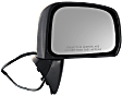 2007-2012 Nissan Versa - Passenger Side Mirror, Power Adjust, Non-Heated, Manual Folding, Paintable, No Signal Light, Without Memory Recall, No Puddle Light, No Auto-Dimming, No Blind Spot Feature