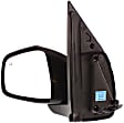Driver Side Mirror, Power, Manual Folding, Heated, Paintable, No Signal Light, With memory, No Puddle Light, No Auto-Dimming, No Blind Spot Feature