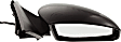 Passenger Side Mirror, Power Adjust, Manual Folding, Heated, Paintable, No Signal Light, No Memory, No Puddle Light, No Auto-Dimming, No Blind Spot Feature