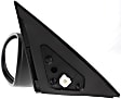Driver Side Mirror, Manual Adjust, Non-Folding, Heated, Paintable, No Signal Light, No Memory, No Puddle Light, No Auto-Dimming, No Blind Spot Feature, Base Model