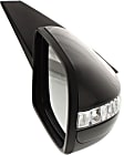 2008 Nissan Altima - Passenger Side Mirror, 2-Door, Power Adjust, Heated, Paintable, Manual Folding, In-housing Signal Light, No Blind Spot Feature, No Memory, No Puddle Light, No Auto-Dimming, Coupe