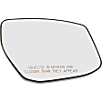 Passenger Side Mirror Glass, Heated, No Blind Spot Feature