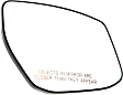 Passenger Side Mirror Glass, Heated, No Blind Spot Feature