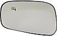 Driver Side Mirror Glass, Heated, No Blind Spot Feature