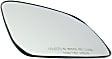 2011 Nissan Xterra - Mirror Glass Passenger Side, For Models With Non-Towing Mirror, Non-Heated, No Blind Spot Feature, No Signal Light