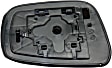2011 Nissan Xterra - Mirror Glass Passenger Side, For Models With Non-Towing Mirror, Non-Heated, No Blind Spot Feature, No Signal Light