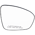 Passenger Side Mirror Glass, Non-Heated, No Blind Spot Feature